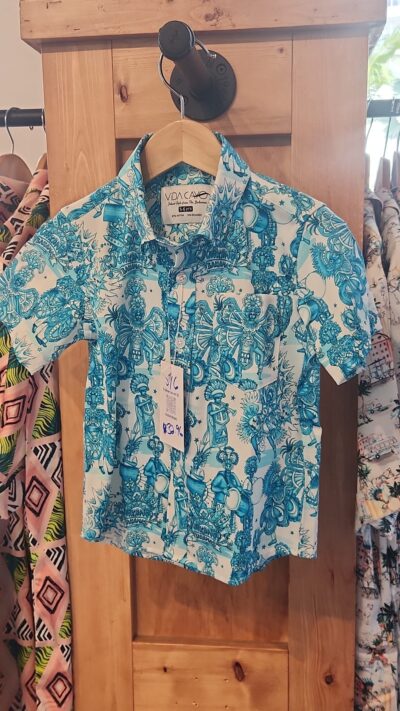 Boxing Day (Aqua) Short Sleeve Shirt (kid's)