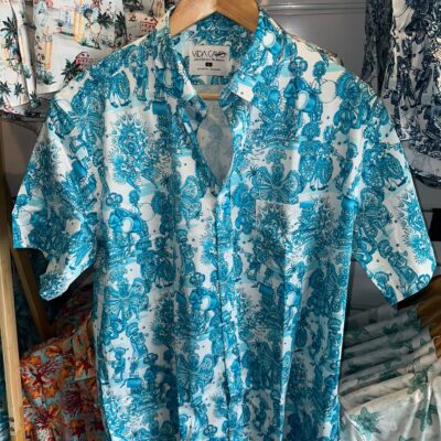 Boxing Day (aqua) Short Sleeve Shirt