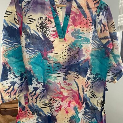 Saltwater Serenity (Cotton Tunic)