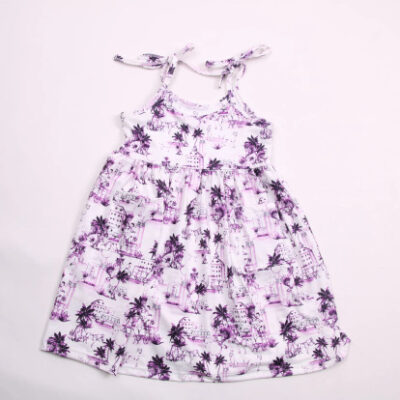 The Zaya-Rae (Old Nassau - Purple) Kid's Dress