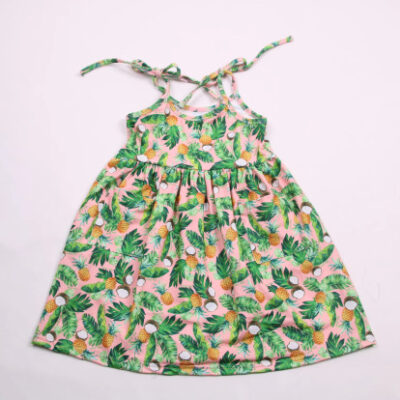 The Zaya-Rae (Peach Harvest) Kid's Dress
